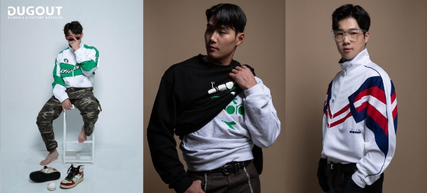 프로야구 윤영철, 장진혁, 조수행선수(왼쪽부터)