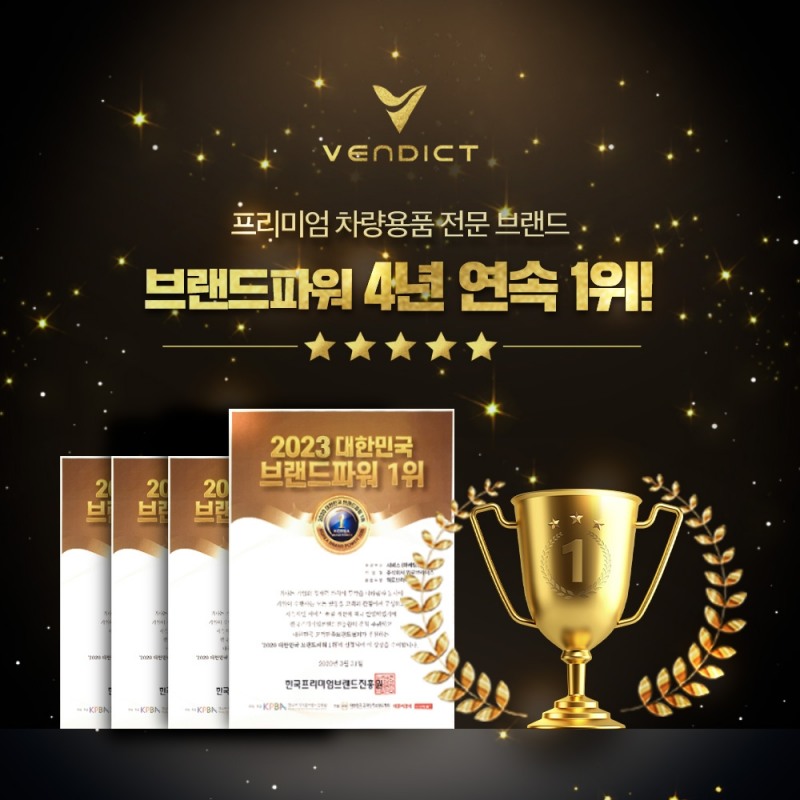 벤딕트, 2023 대한민국 브랜드파워 1위 수상