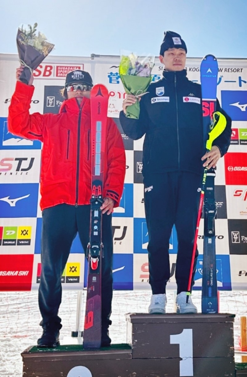 극동컵 회전에서 가장 높은 자리에 오른 정동현