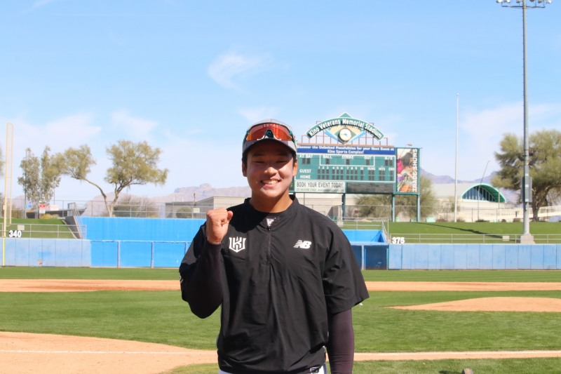 애리조나 스프링캠프 MVP로 선정된 내야수 강민성