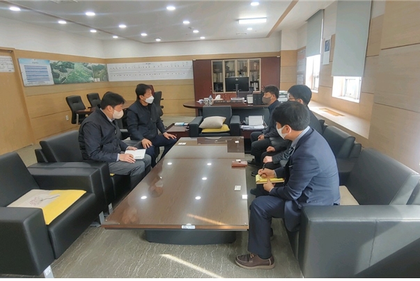 부산김해경전철(주) 경영진 면담 사진