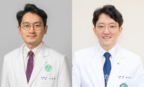 (왼쪽부터)이대목동병원성형외과우경제교수,박진우교수