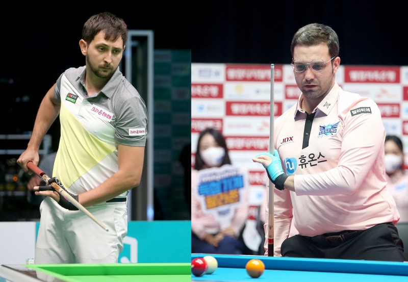 4강에 오른 마르티네스(왼쪽)와 팔라존(사진=PBA)