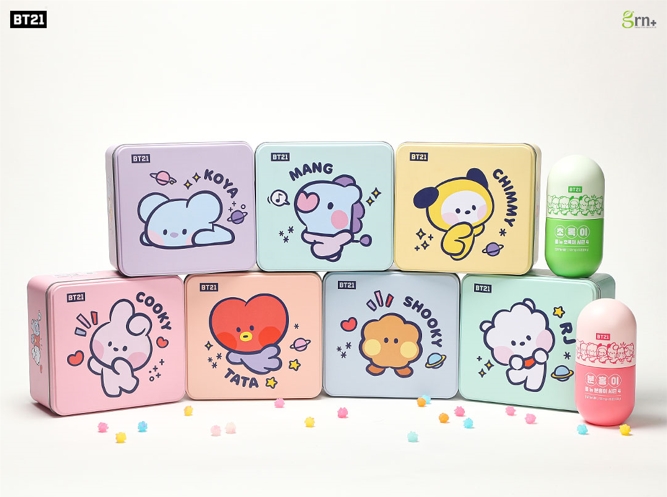 GRN, ‘BT21 minini 분홍이 초록이’ 특별 기획 세트 출시