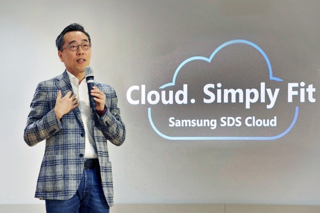 삼성SDS 황성우 대표이사 '클라우드 미디어데이' 환영사 / 사진 = 삼성SDS 제공