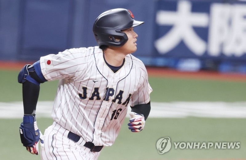 홈런을 친 오타니 쇼헤이