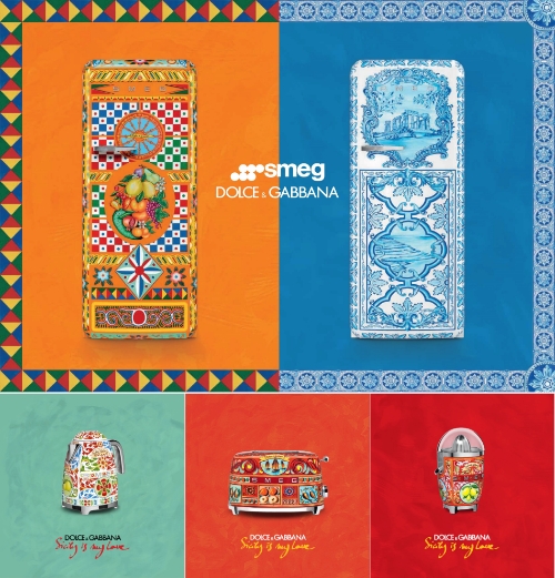 스메그코리아, 돌체앤가바나가 협업한 냉장고 컬렉션 론칭
