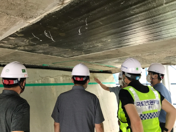 2022년 전남 간문교 현장 컨설팅 모습. / 사진제공:국토안전관리원