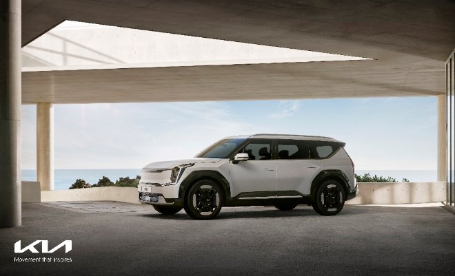 기아는 ‘The Kia EV9’의 디자인을 15일 공개했다고 밝혔다. 사진은 EV9의 모습. (사진 = 기아 제공)