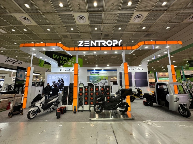 젠트로피, ‘미래 전동모빌리티’ 고성능 전기이륜차 2023년 EV트렌드 코리아에서 공개