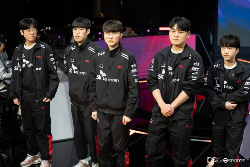 T1, 디플러스 기아 2대0 제압하고 12연승 질주(종합)