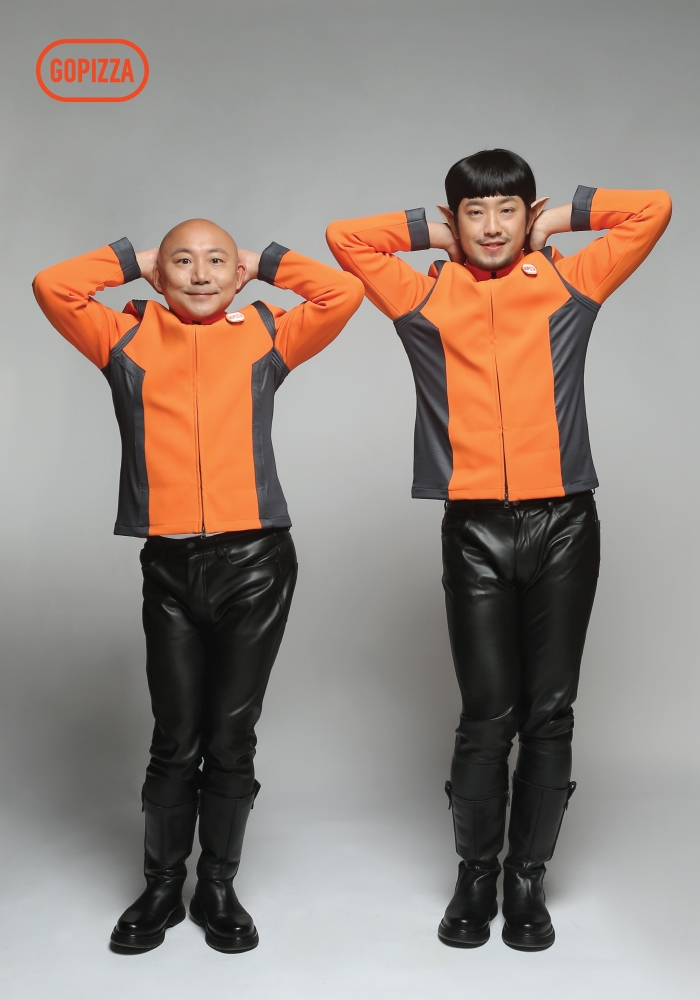 주호민∙침착맨 고피자 광고 촬영장 비하인드 컷