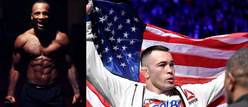 에드워즈(왼쪽)와 2차방어전 파트너 챈들러(사진=UFC.인스타그램)