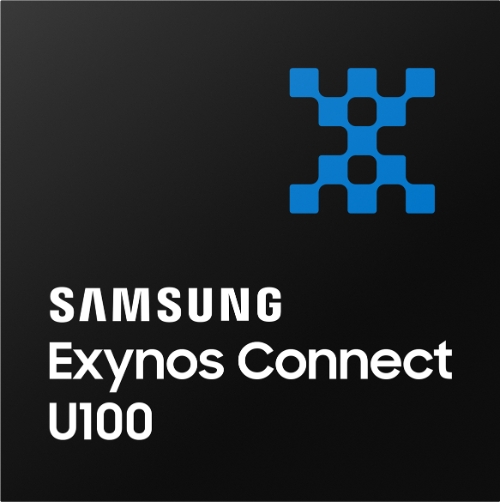 삼성전자가 21일 공개한 UWB(Ultra-Wideband, 초광대역) 기반 근거리 무선통신 반도체 '엑시노스 커넥트(Exynos Connect) U100' 제품 이미지 / 이미지 제공 : 삼성전자