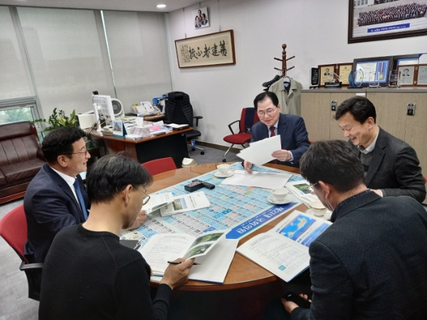 현안 사업 국가 예산 반영 지원 건의 (사진제공 = 완도군)