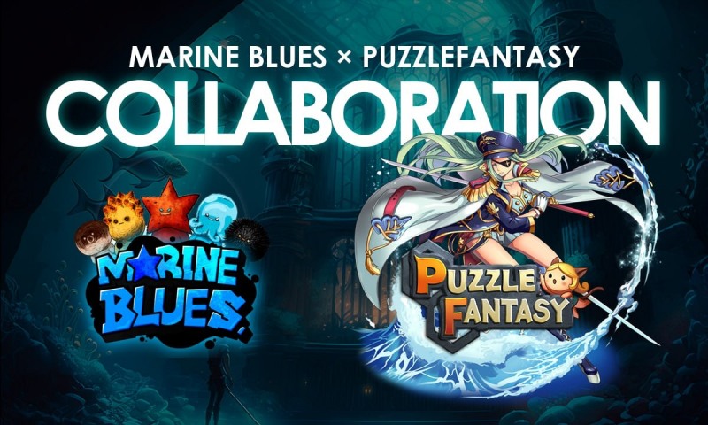 P2E NFT 게임 '퍼즐판타지', 1세대 웹툰 NFT '마린블루스'와 콜라보레이션