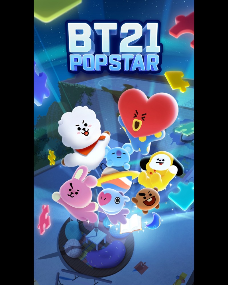 모바일 퍼즐 게임 'BT21 팝스타', 글로벌 서비스 개시