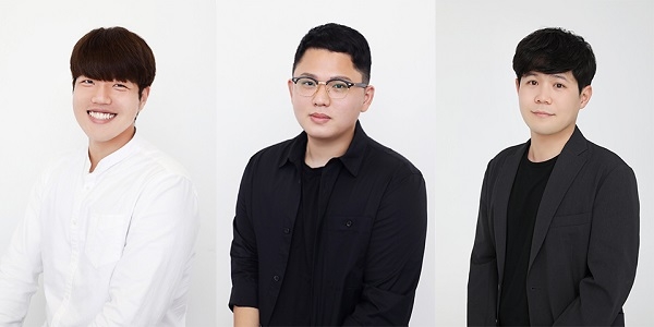 사진 = (왼쪽부터) 씨에이랩(CALAB)의 이정현 연구소장, 이찬현 제품기술실 실장, 김세훈 영업생산실 실장