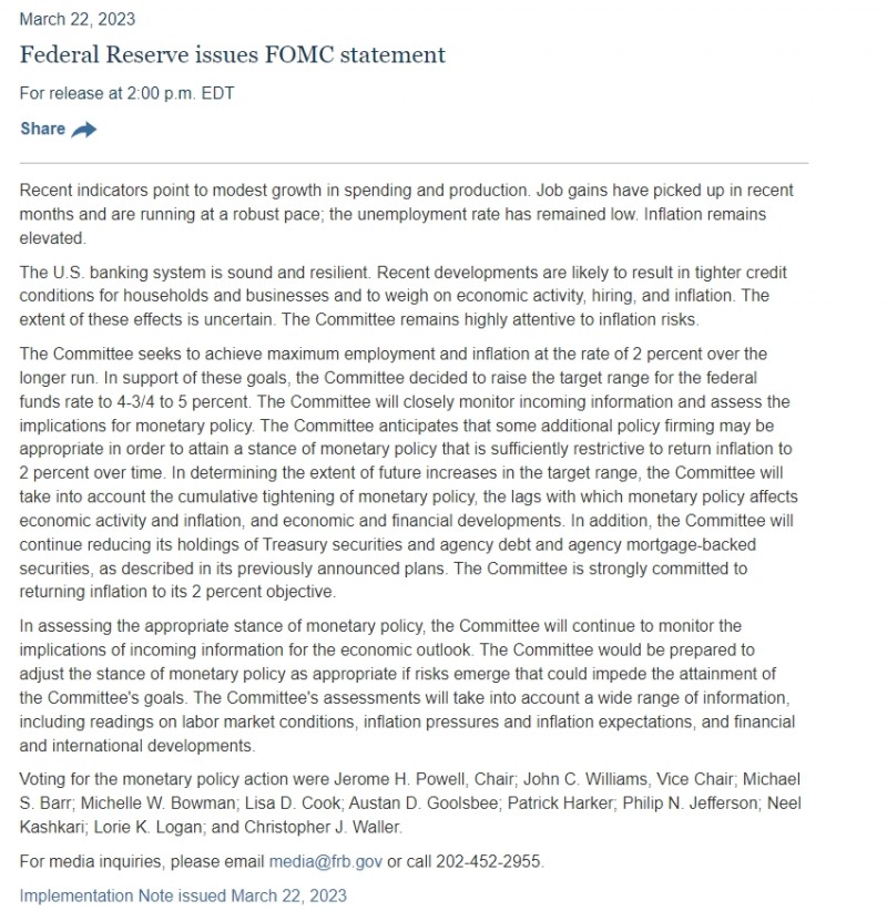 자료: FOMC 성명문, 출처: 연준