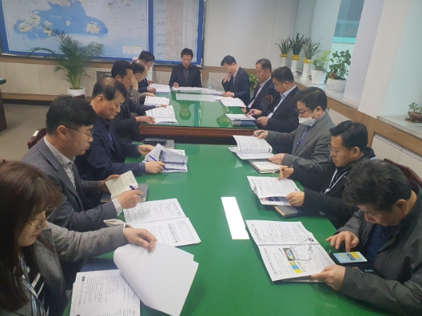 대규모 행사 및 축제 대비 TF팀 회의 (사진제공 = 완도군)