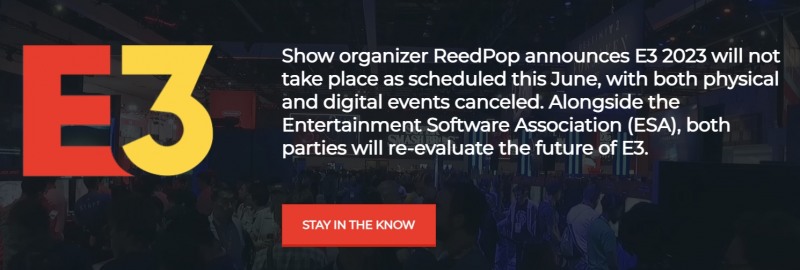 세계 3대 게임쇼 'E3', 지난해 이어 올해도 '무산'