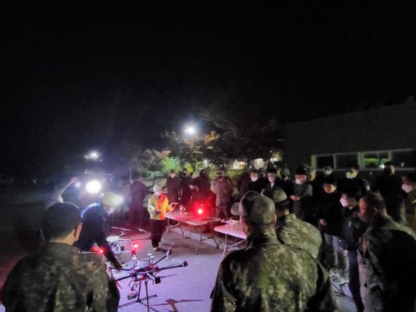 유관기관 합동 드론운용교육 실시 (사진제공 = 해남군)