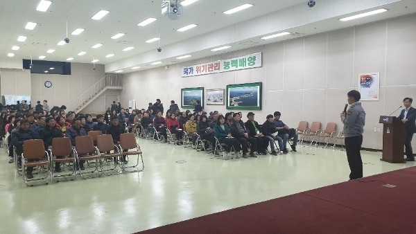 민방위 교육 (사진제공 = 군산시)