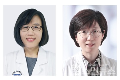 (왼쪽부터)가톨릭대학교여의도성모병원소아청소년과김세연교수,서울대학교어린이병원소아청소년과김이경교수