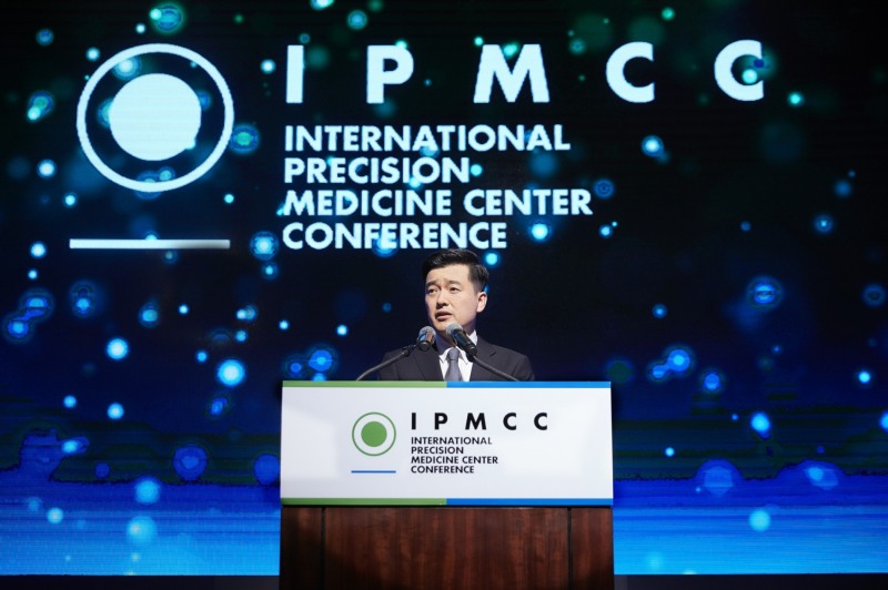 사진=2017 IPMCC에서 발표하는 장영우 회장