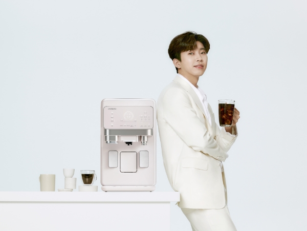 청호 ‘에스프레카페’와 모델 임영웅