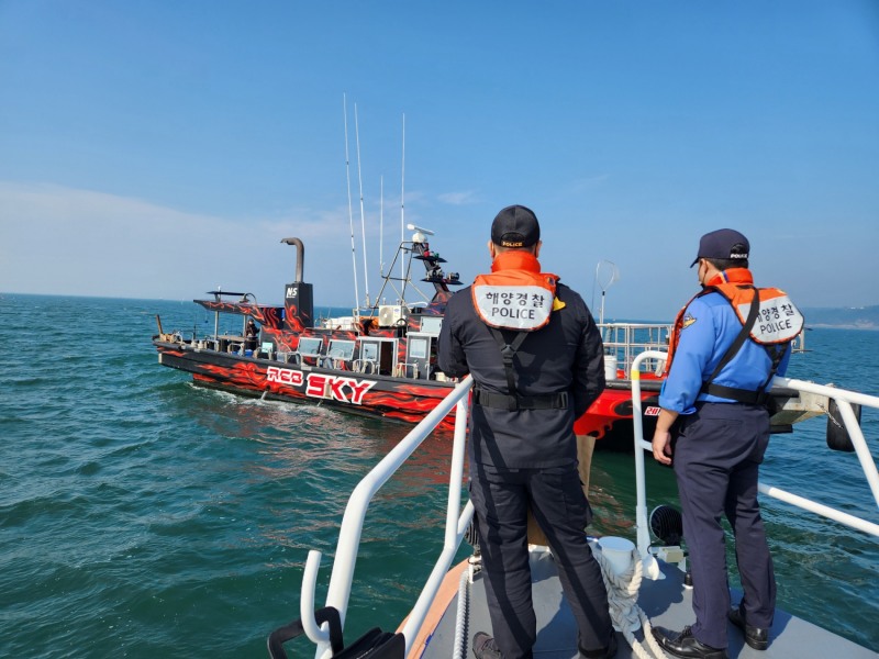 봄 행락철 다중이용선박 특별단속 (사진제공 = 태안해양경찰)