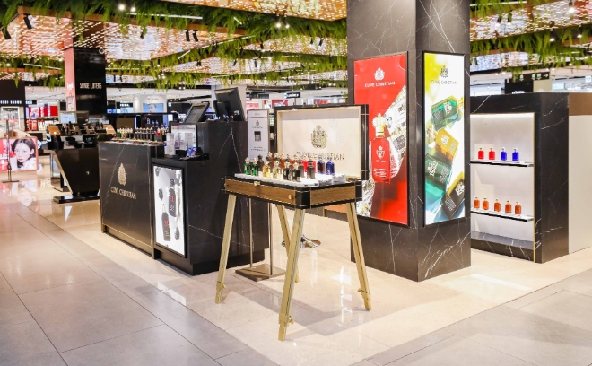 현대백화점면세점 무역센터점 9층 니치 향수 전문관 '하우스 오브 퍼퓸' 전경