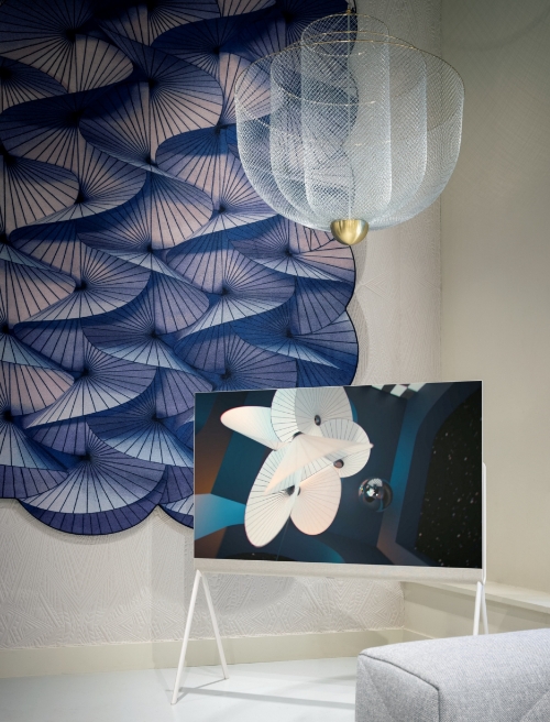 LG전자는 오는 17일(현지시간)부터 23일까지 이탈리아 밀라노에서 열리는 세계 최대 디자인 박람회 ‘밀라노 디자인 위크 2023’에 참가한다고 10일 밝혔다. 사진은 LG 올레드 오브제컬렉션 포제가 유럽 모오이 브랜드샵 내 라이프스타일 공간에서 모오이의 가구 및 오브제와 조화롭게 전시된 모습. (사진 = LG전자 제공)