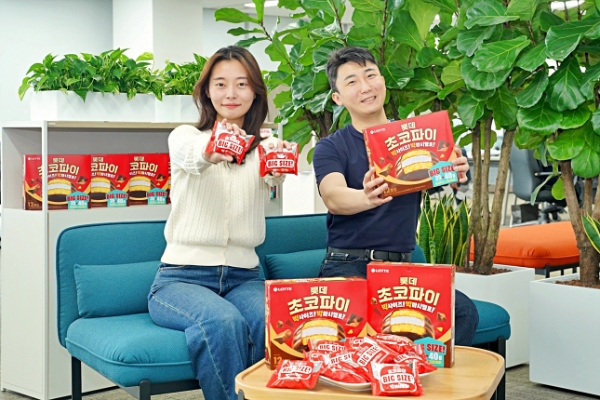 롯데웰푸드, 빅 사이즈 초코파이 출시…"마시멜로 함량도 12% 늘려"