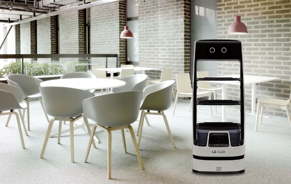 ‘더욱 신뢰할 수 있는 서빙 전문가’, LG 클로이 서브봇 제품 이미지. / 제공:LG전자