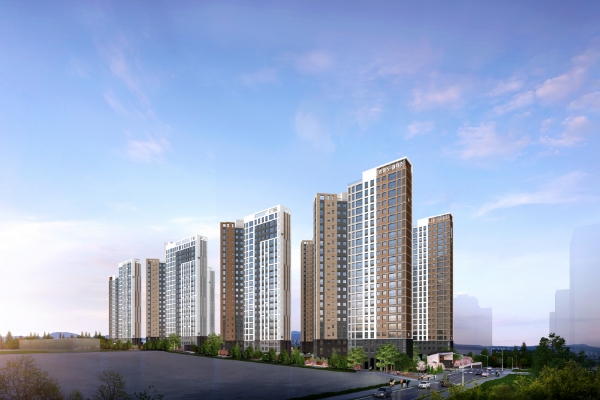 봉담 중흥S-클래스 센트럴에듀 투시도 / 제공:중흥건설