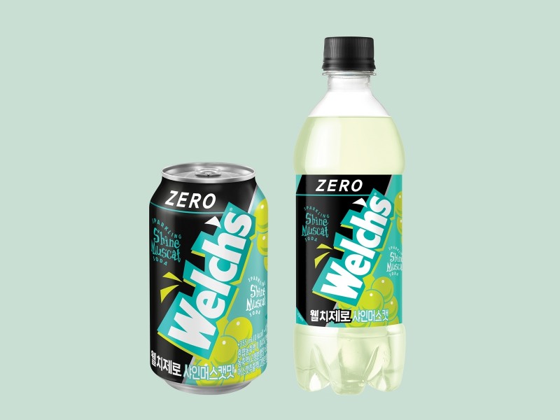 농심, 세 번째 웰치제로 신제품 ‘샤인머스캣’ 출시