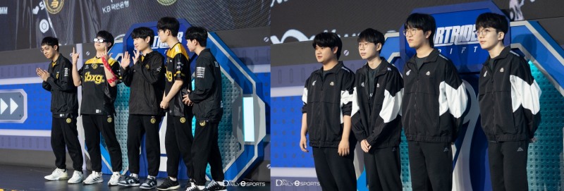 사진=리브 샌드박스(좌)와 광동 프릭스(우).