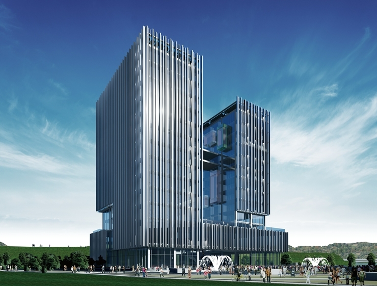 단국대 천안캠퍼스의 '캠퍼스혁신파크'에 조성될 산학연혁신허브관(사진제공=단국대)