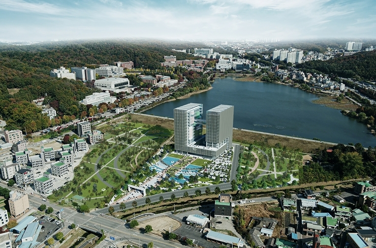 천안캠퍼스에 조성되는 캠퍼스혁신파크 조감도(사진제공=단국대)