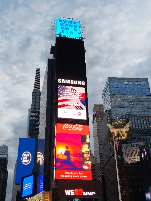 삼성전자, 美 심장부서 '한국전쟁 참전 영웅' 헌정 영상 공개…"2주간 상영"