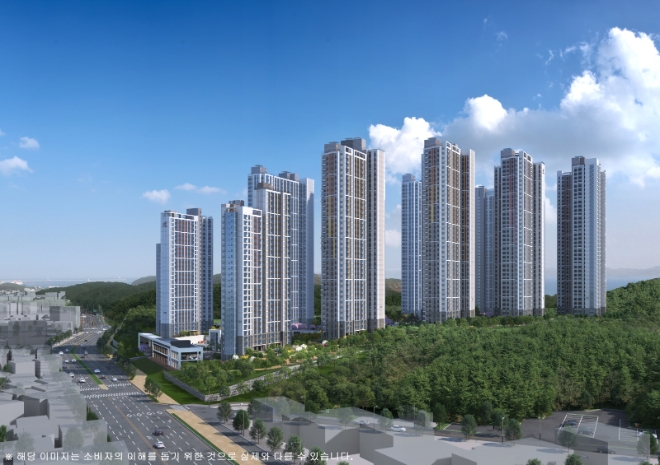 힐스테이트 환호공원 1블록 투시도 / 사진 = 현대건설