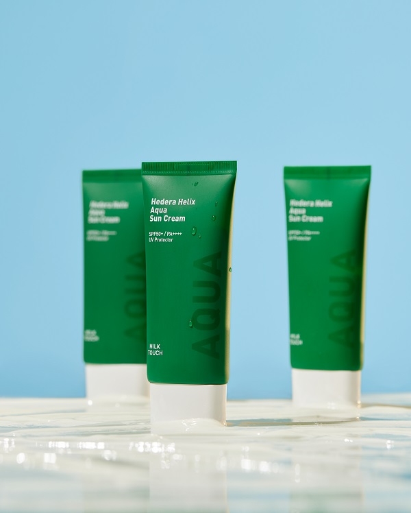 밀크터치, 베스트셀러 서양송악 라인 신제품 ‘아쿠아 선크림’ 출시