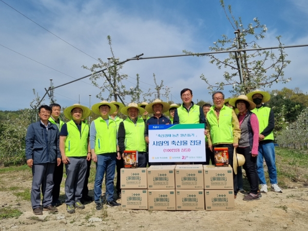 축산지원부 기념촬영 모습 / 제공:농협