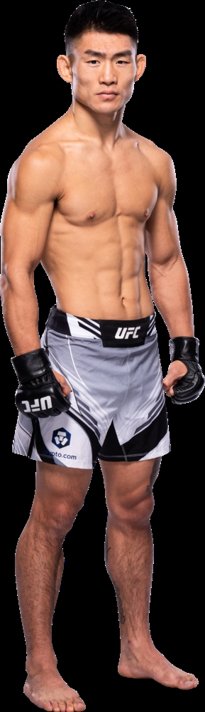 5연승의 시몬을 TKO로 잡은 송야동(사진=UFC)