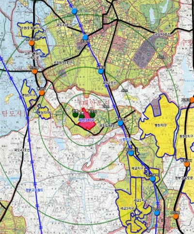 (화성 태안3) 택지개발사업 위치도 / 제공:경기도