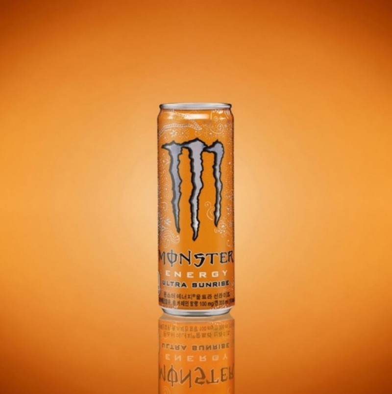 몬스터 에너지, ‘몬스터 에너지 울트라 선라이즈’ 오렌지맛 저칼로리 에너지 음료 출시 '소비자 공략'