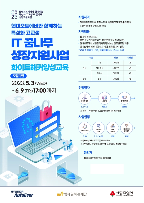 2023년 ‘IT 꿈나무 성장지원 사업’ 참가자 모집