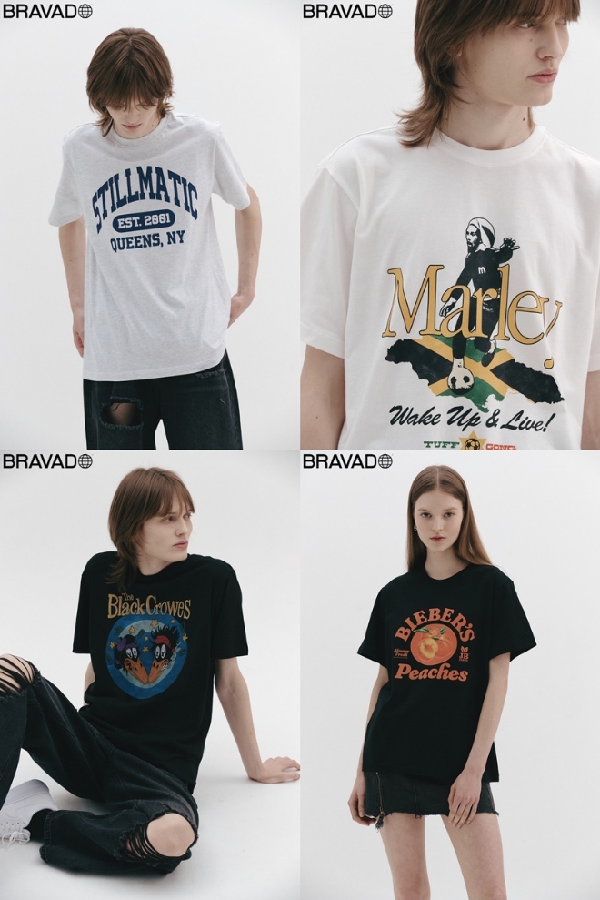 유니버설뮤직 산하 브랜드 브라바도, 2023 서머 컬렉션 공개! 저스틴 비버 등 글로벌 아티스트 공식 의류로 스포트라이트