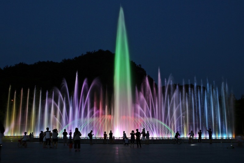 내장산 워터파크 음악분수 (사진제공 = 정읍시)